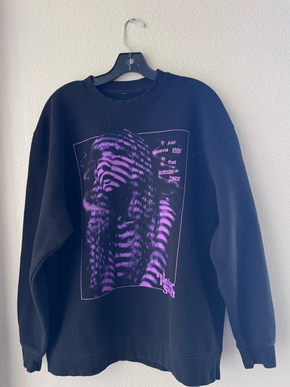 Lavender Haze Taylor Swift Crewneck XL Eras Tour
